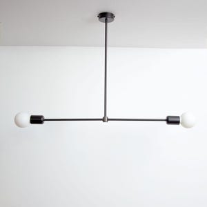 T-Bar Pendant Light - Brass