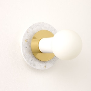 Aureole Matte Plastic Wall Light