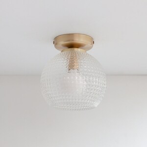 Diamond Glass Flush Ceiling Light image 5