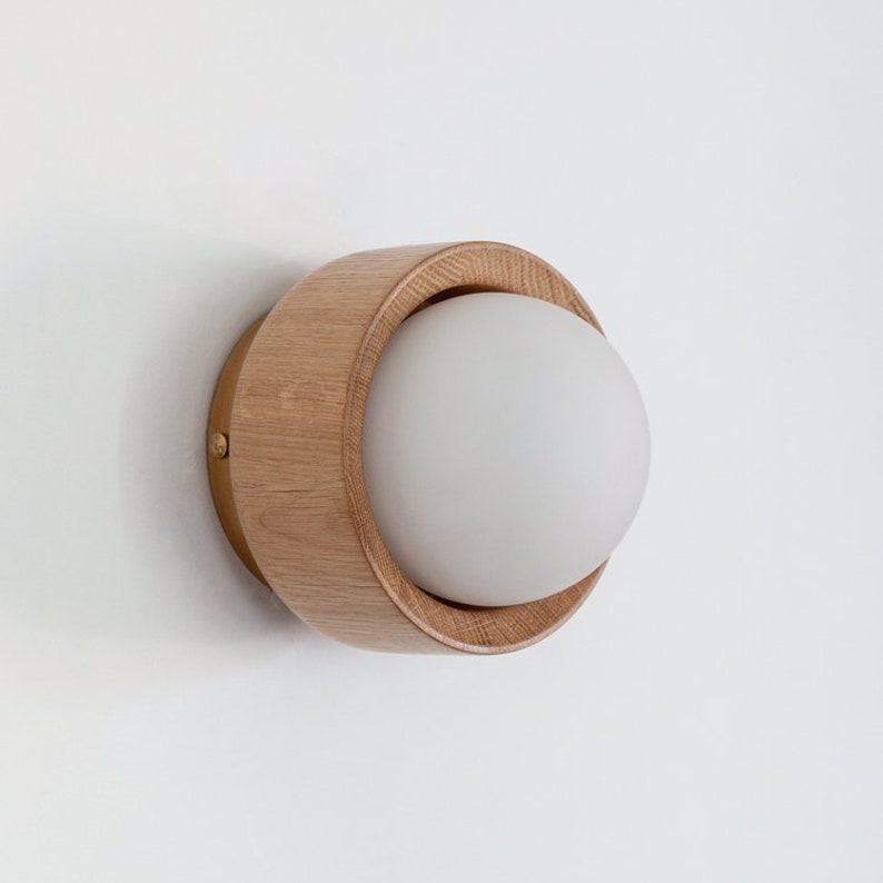 Pearla Hardwood Flush Light image 6