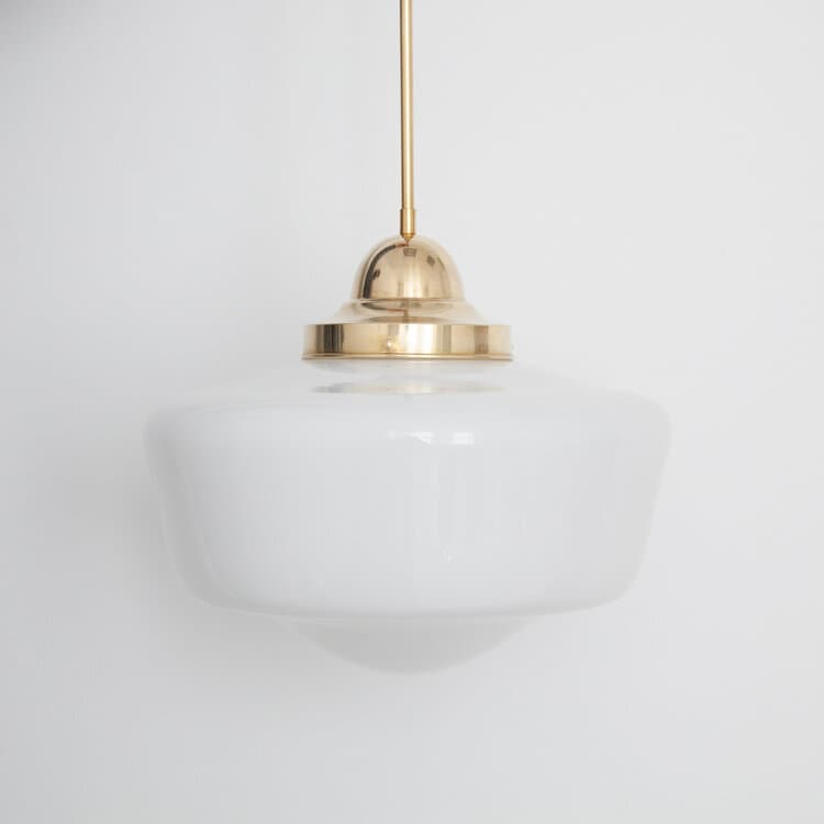 Apollo Large Opal Glass Pendant Light - Etsy