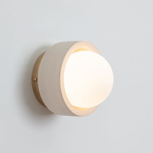 Pearla Flush Wall Light - Ceramic