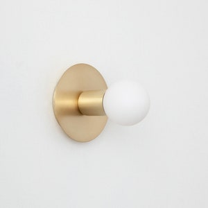 Corona Brass Wall Sconce