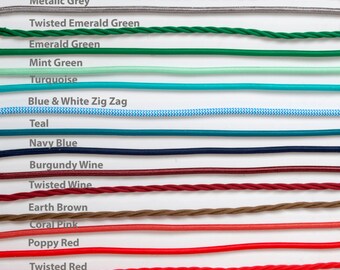 Quality Fabric cable sold by the meter