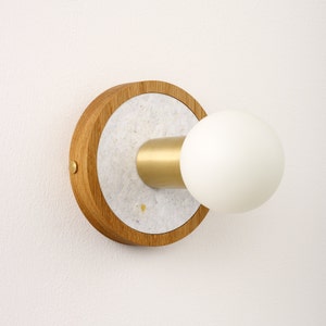 Khala Wooden Wall Sconce