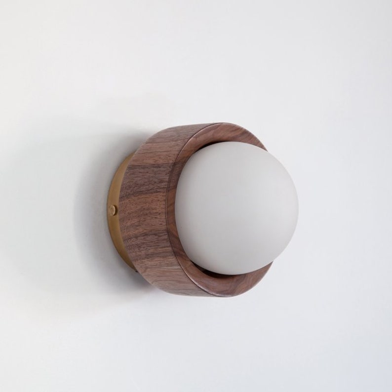 Pearla Hardwood Flush Light image 2