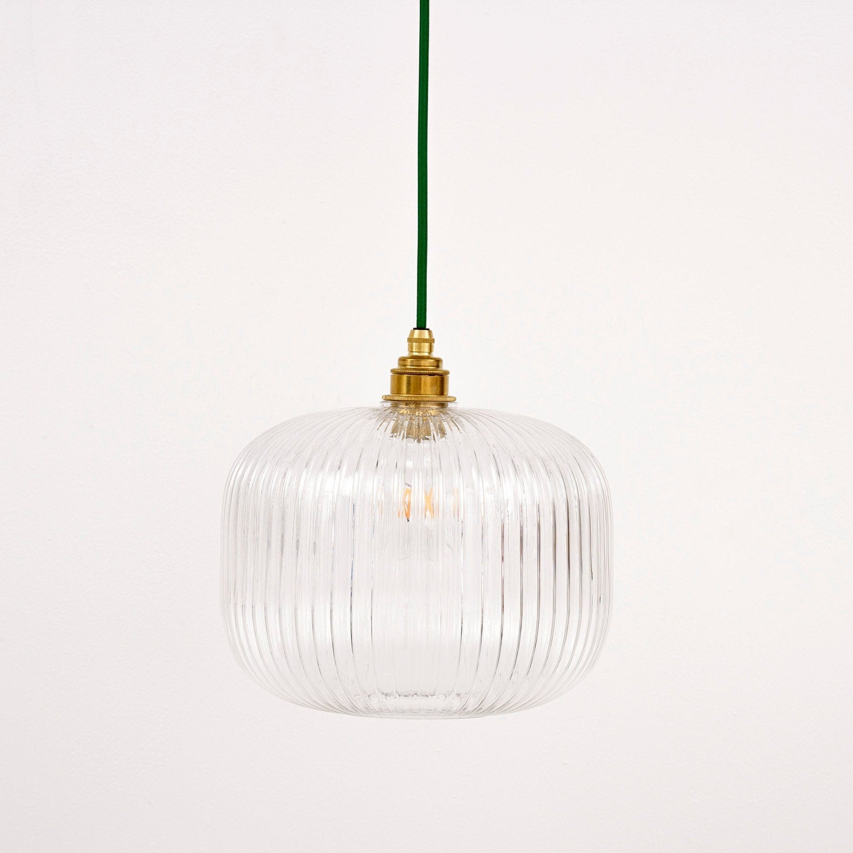 Reeded Glass Pendant Light Etsy Australia