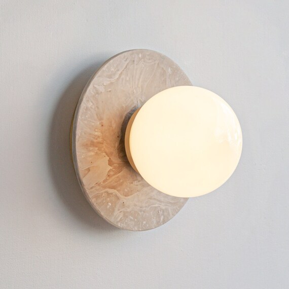 Recycled Plastics Marbled Wall Light Recycled Plastics Marbled Wall Light, Cost To Install Wall Light Fixture Uk