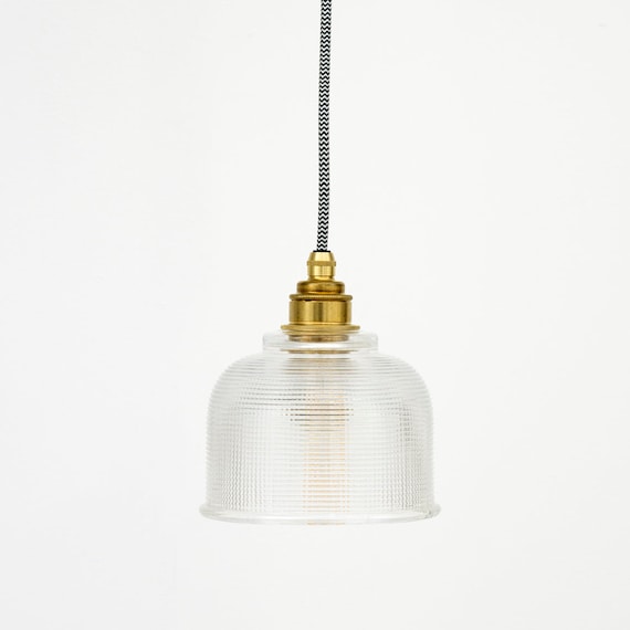 Prismatic Glass Pendant Light Etsy Australia