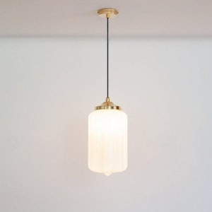 Lois Opal Glass Pendant Light