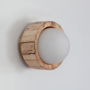 Pearla Hardwood Flush Light image 4