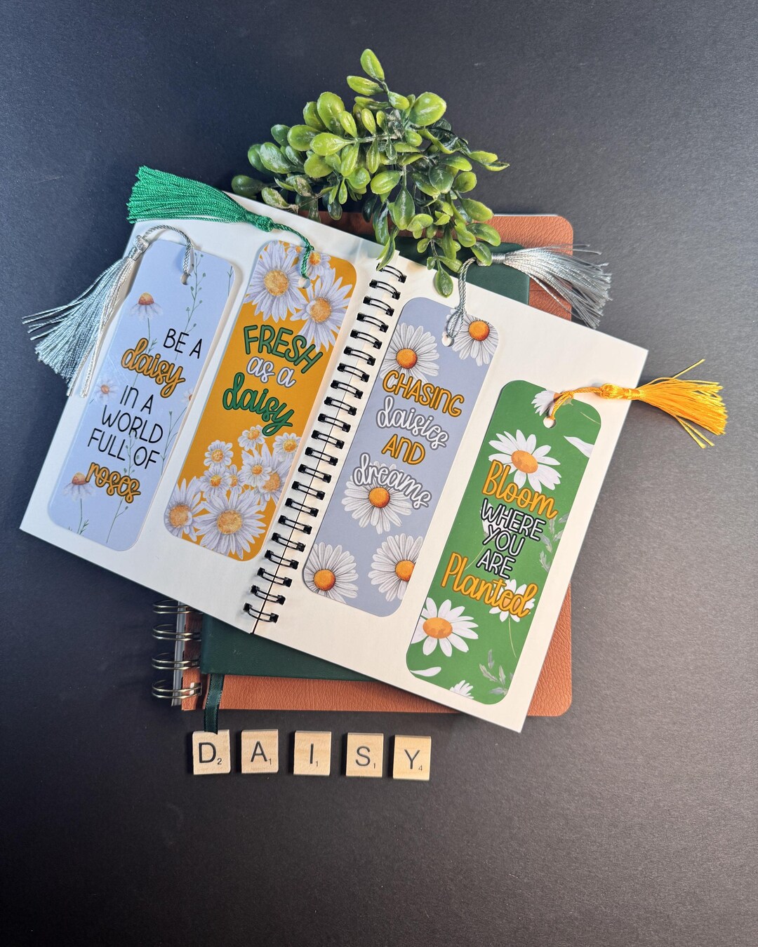 Daisy Bookmark Bundle, Cute Floral Bookmark Set, Spring Reading ...