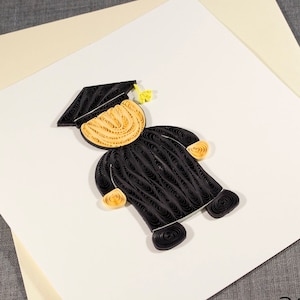 3D Blank Quilled Graduation Card Congratulations Quilling Card