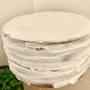 Torta rustica finta, centrotavola per torta nuda, decorazione per matrimonio, torta finta, dessert finto
