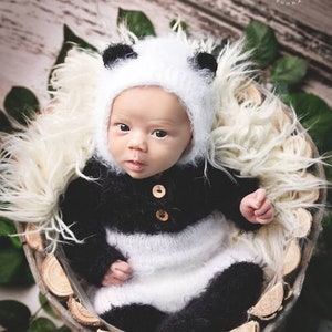 Baby panda 2025 outfit set