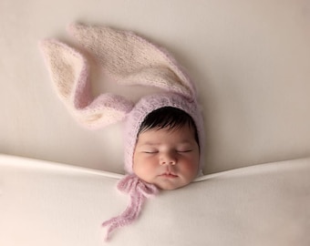 Newborn bunny,newborn props,easter props,bunny hat,bunny ears,baby hat,newborn hat,photo props,photography props,baby props,newborn bunnies