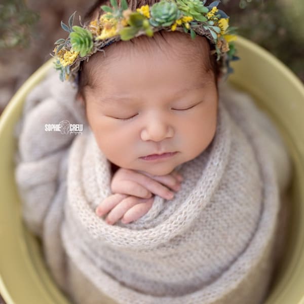 Newborn Knit Wrap Etsy