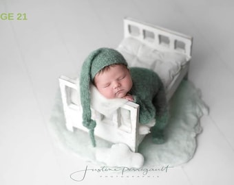 Newborn outfit,  Newborn footed romper,,Newborn hat,Newborn set,newborn photo prop,props newborn,props photogrpahy,photo prop,