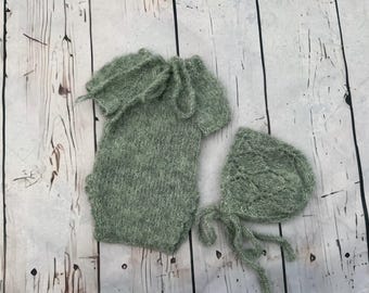 Newborn outfit,Newborn wrap, newborn bonnet,Newborn set,Photo props,Photography props, Photo prop,photography prop,Baby wrap,Newborn hat