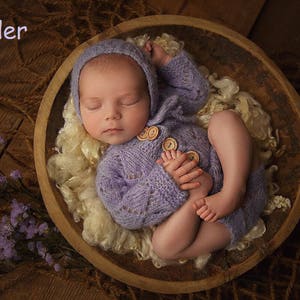 Newborn outfit,Newborn bonnet,Newborn romper,Newborn props,Knitted,Newborn prop,Photo props,Photography props, knits,