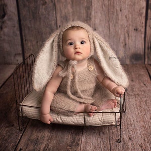 Sitter props,Sitter outfit,Bunny outfit,bunny set, sitter romper,sitter hat,bunny hat,alpaca,baby outfit,baby ,baby romper,photo props