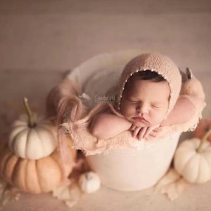 Alpaca Newborn bonnet,  Newborn hat,photo props,photography props,knitted bonnet,alpaka bonnet,baby bonnet,baby hat,newborn props,baby props
