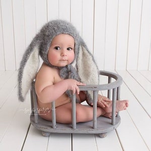 sitter props,sitter hat,sitter bonnet,bunny bonnet,bunny hat,photo props,photogrpahy props,alpaca baby hat,easter props