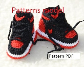 Patrón de crochet, zapatitos de bebé a crochet.