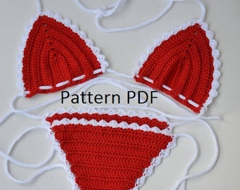 patrón de bikini de crochet, patrón brasileño de crochet