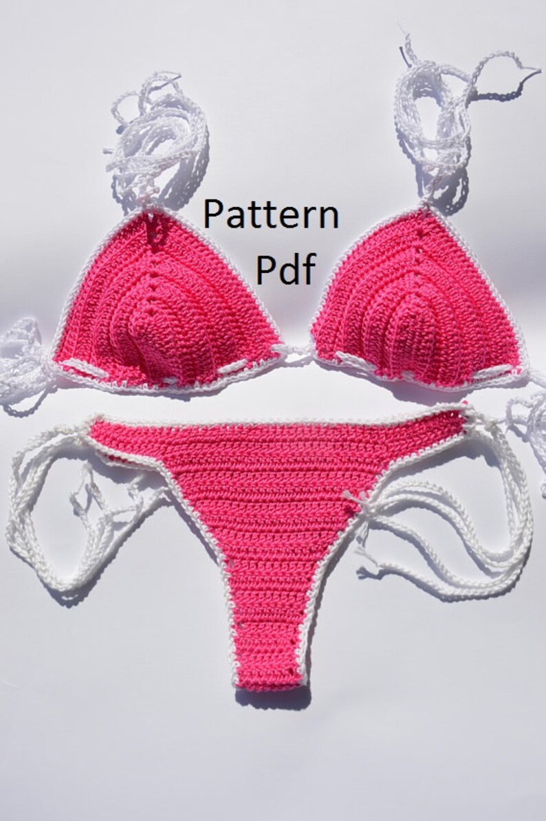 Crochet bikini pattern crochet string pattern Etsy