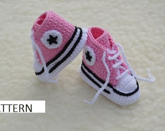 Crochet converse pattern, converse crochet shoes