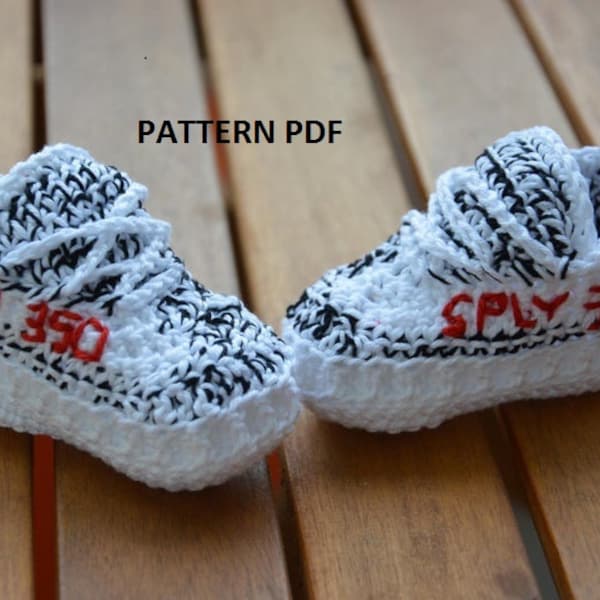 haakpatronen sneakers baby, haakschoenen patroon pdf