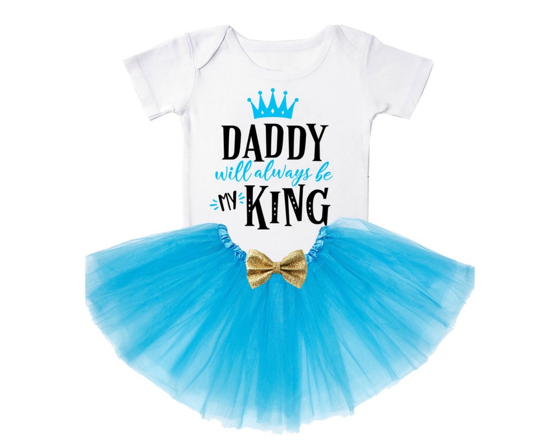 Daddys Girl Outfit Baby Girl Clothes Daddy is My King Etsy