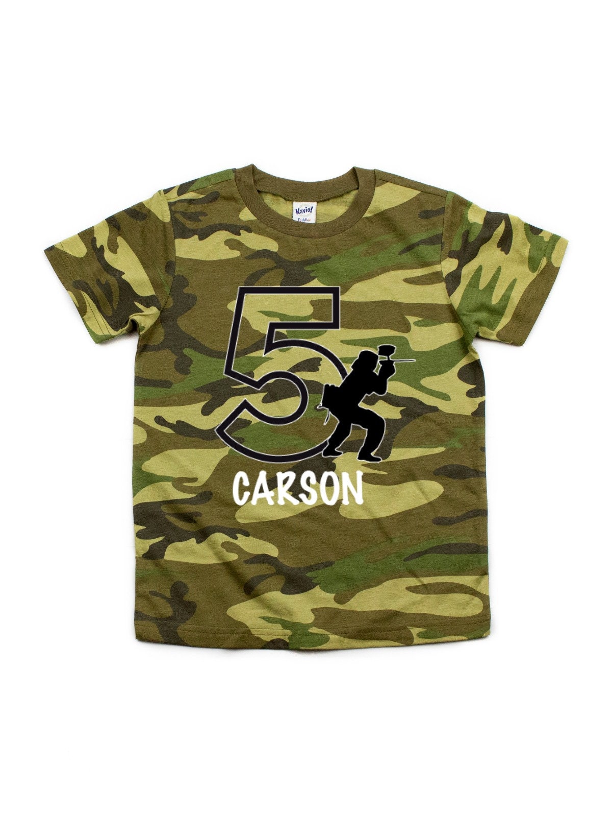 Personalized paintball birthday shirt boys camo birthday tee Etsy