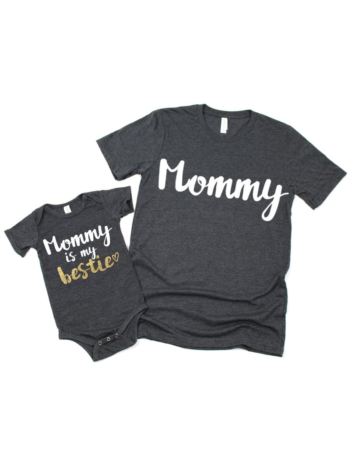 Bestie Matching T-shirts Mommy 