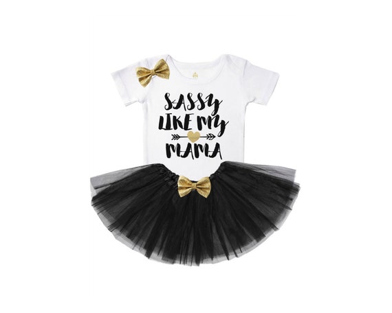 baby bodysuit baby gift Sassy like my Aunt skirt tutu baby girl clothing baby outfit