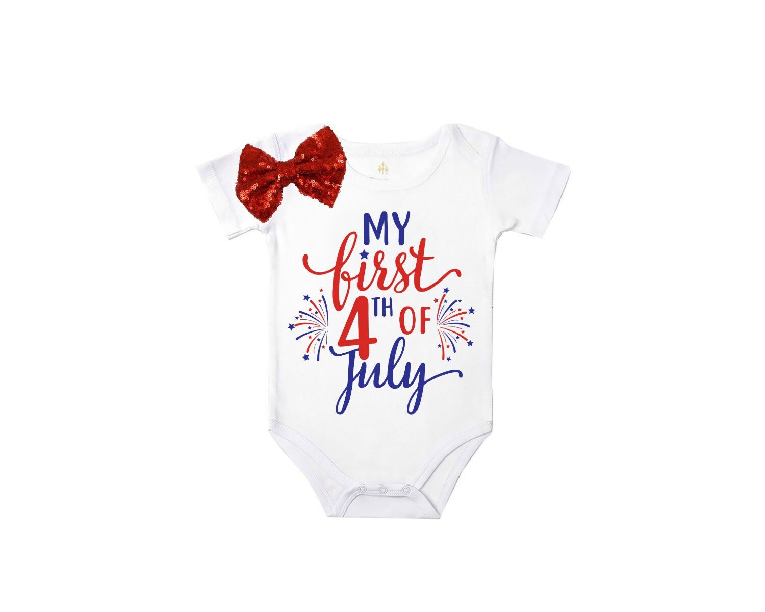 baby's 1st 4th of july outfit