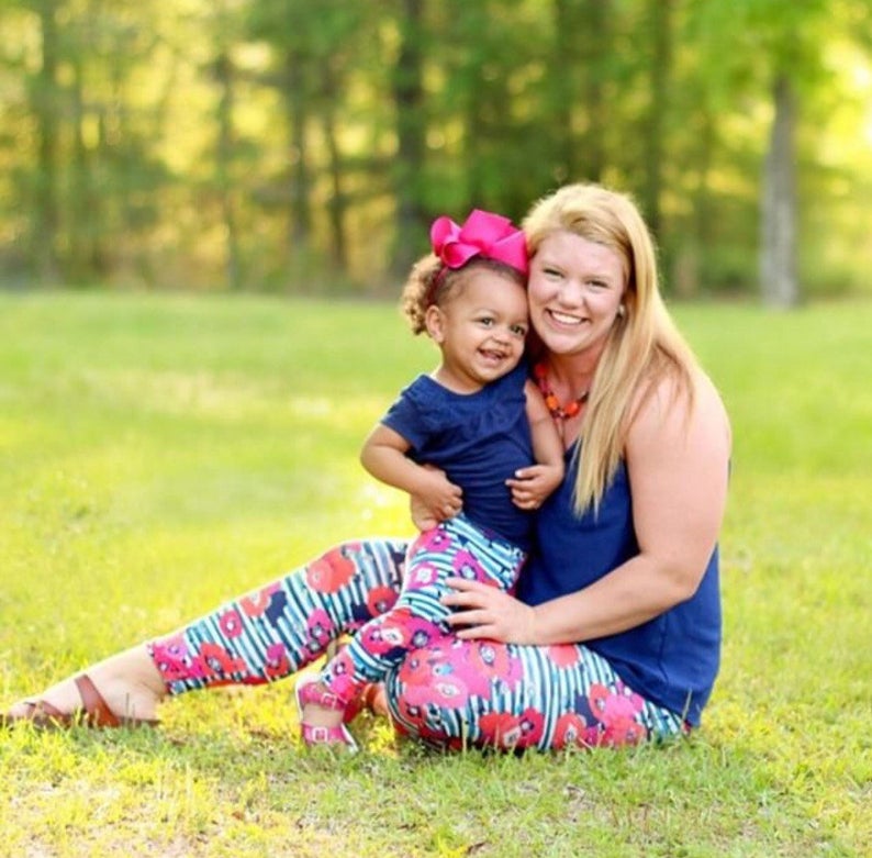Mommy and Me Outfits Baby Girl Clothes Matching Leggings Etsy