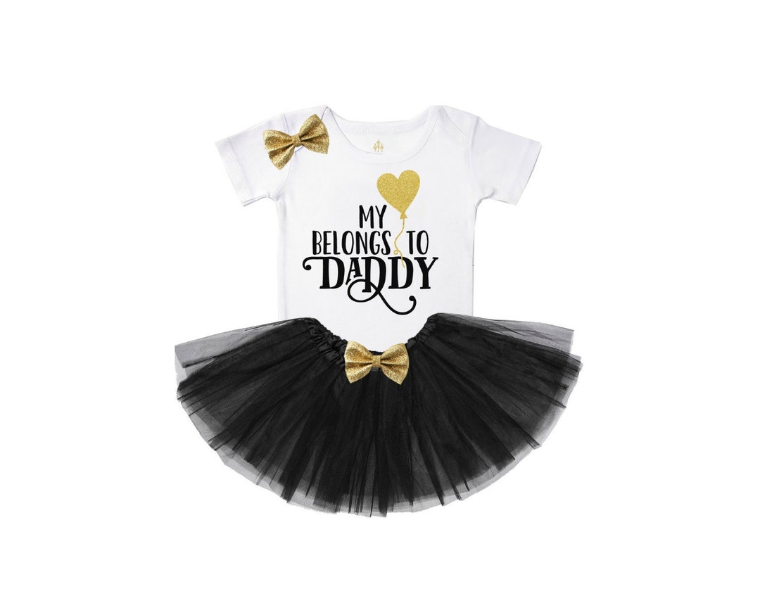 My Heart Belongs to Daddy Baby Girl Clothes Daddy Daddys Etsy