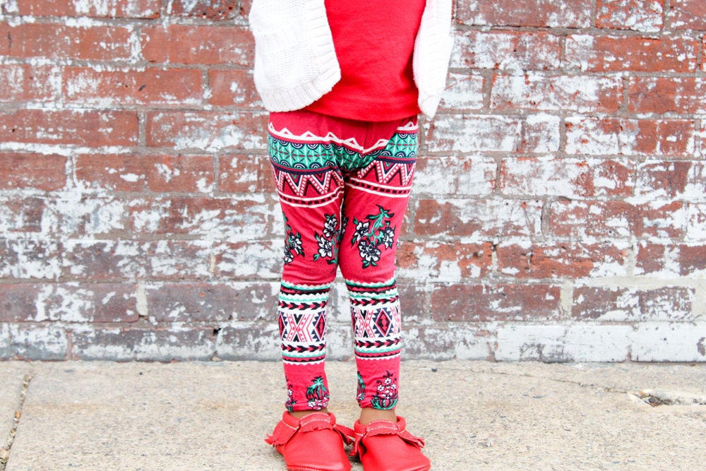 baby girl christmas leggings