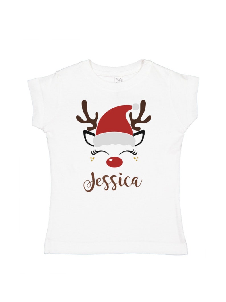 Girls personalized christmas shirt baby girl christmas Etsy