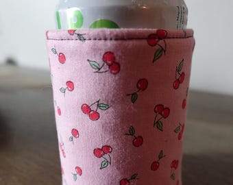 Fabric Can Sleeve | Insulated Can Cozy | Beer Can Koozie | Reusable Drink Sleeve | Soda Can Holder | Tailgate & Camping Gift |Hand Protector