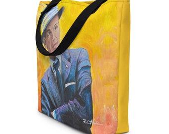 Frank Sinatra Tote Bag, Gift for Her, Musical Artist Gift Tote Bag