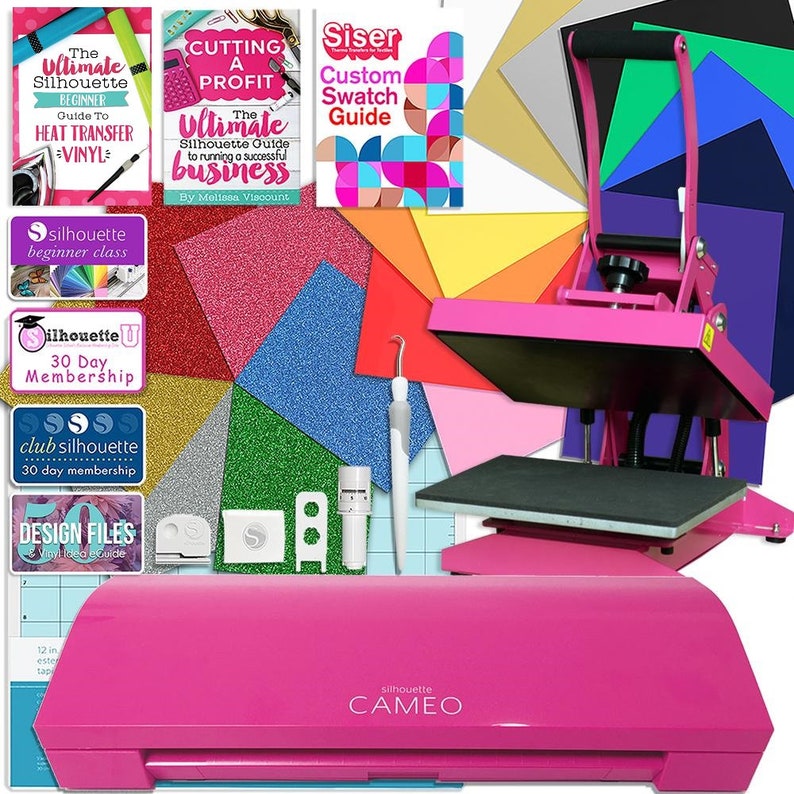 Silhouette Cameo 3 Bluetooth Siser Easyweed Heat Transfer Bundle