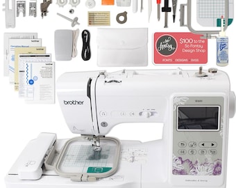 Brother SE600 Computerized Sewing and Embroidery Machine with 4" x 4" Embroidery Area