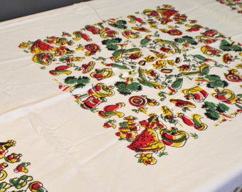 Mexican Fiesta Spanish Theme Tablecloth Colorful Southwestern