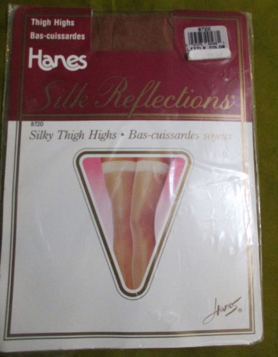 Hanes Silk Reflections Thigh Highs Size Chart