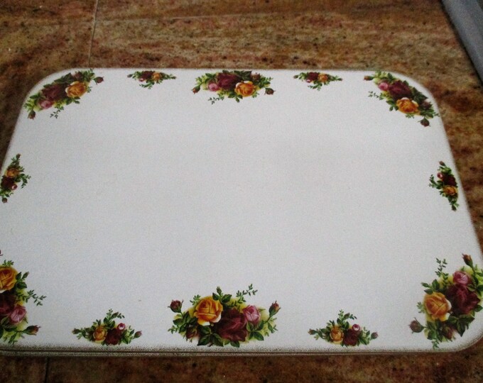 Royal Albert Old Country Roses Placemats Table Mats Cork Back Set of 4