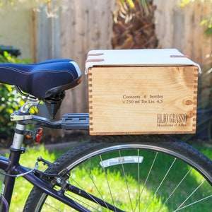 Wine Crate Bike Basket rear image 2