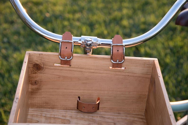 Wine Crate Bike Basket Etsy